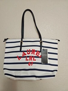 New Lauren Ralph Lauren keaton tote bag. 15 x10x4 in - Picture 1 of 6