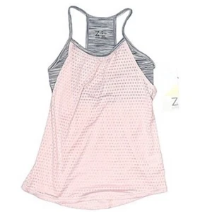 Zella Kid's Workout Pink Gray Tank Top Size 8-10 NWT - Picture 1 of 2