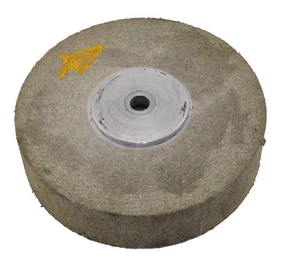 Scotch Brite Wheel: 8" Dia, 2" Face Width, 3" Hole, Density 9, Silicon Carbide - Picture 1 of 1