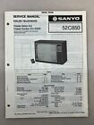 Sanyo 52C850 Original Service Manual Free Shipping