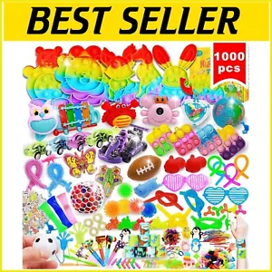 1000 Pcs Sensory Fidget Toys Pack - Perfect Kids Party Favors & Stress Relief - Picture 1 of 8