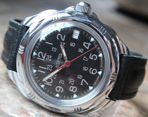 Vostok Komandirsky Russian Mechanical Manual Winding Wrist Watch 211783