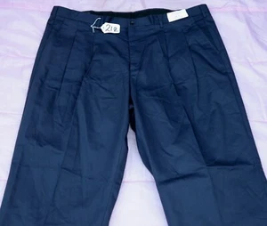 Pantalones HENRY SEGAL AZUL OSCURO Para HOMBRE TALLA - W48 X L36 - SIN DOBLADILLO. ETIQUETA NO. 21Q - Imagen 1 de 4
