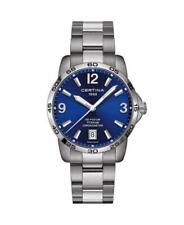 Men Swiss Classic Quartz Watch Certina C034.451.44.047.00 Blue Dial