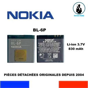 BATTERIE ORIGINALE NOKIA BL-6P BL6P 830mAh OEM 6500 Classic 7900 Crystal Prism - Photo 1 sur 6