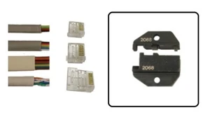 TOOLOVA Crimpeinsatz for Crimptool Tf Plus - for Ungeschirmte We-Stecker WE10-A - Picture 1 of 1