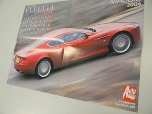 @ Q64 Poster Aston Martin retro Aida Yespica sexy maggio 2004 Auto Oggi  42X56 - Picture 1 of 2