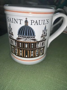 Denby Pottery England Cattedrale di St Paul + Tazza tazza caffè storia - Foto 1 di 3