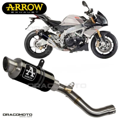 Exhaust APRILIA TUONO V4 R 2013 2014 ARROW Black RC GP2 - Image 1 of 4
