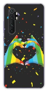 Coque en silicone imprimée compatible Xiaomi Mi Note 10 Lite LGBT - Picture 1 of 3