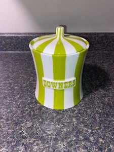 Jonathan Adler VICE DOWNERS Canister- (Green/White) - Very rare & Retired ❗️ - Picture 1 of 3