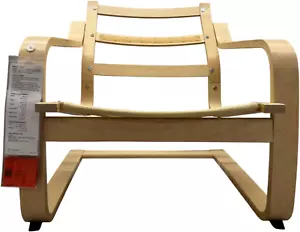 Brand New IKEA POANG Armchair Frame ONLY with Low Back Birch Veneer 005.821.97 - Picture 1 of 1