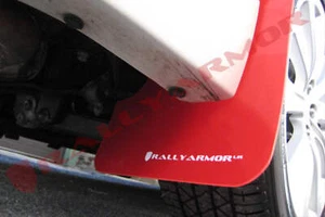 Rally Armor FITS 08-10 Subaru WRX (Hatch & Sedan) / 08-11 Subaru 2.5i Red UR Mud - Picture 1 of 4