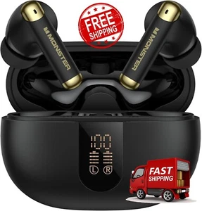 Monster N-Lite 211 Auricolari Wireless Nuova Versione Cuffie Stereo Bluetooth 6.0 - Foto 1 di 8