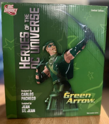 Busto Flecha Verde Heroes Of The DC Universe # 0225 (de 3000)-Nunca Exhibido Foto 1 de 4