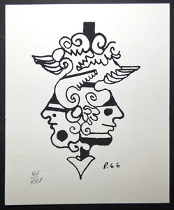 MÁSCARA DE CARNAVAL #7 / Serigrafía Cuba por RENE PORTOCARRERO de la Galería de Carteles Cubanos - Imagen 1 de 4