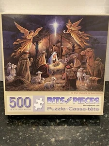 Bits and Pieces In the Manger 500 Piece Jigsaw Puzzle Christmas Nativity - Picture 1 of 4
