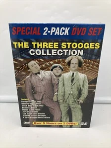 The Three Stooges Collection (2 DVD Set, 2004) Over 5 Hrs of Stooge Classics NEW - Picture 1 of 2