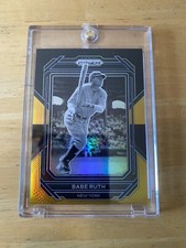 2023 Panini Prizm Baseball Black Gold /5 Babe Ruth #2 New York Yankees HOF