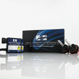 Autovizion 35W Compact 9007 HB5 12000K Deep Violet Blue HID Xenon Kit Low Beam - Picture 1 of 11