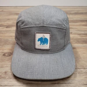 On My Grizzly Clothing Co Sombrero Gorra Correa Trasera Parche Gris Para Hombres Aventura al Aire Libre - Imagen 1 de 7