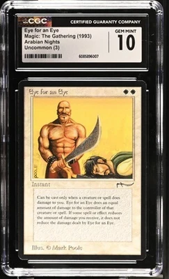 Eye for an Eye, Arabian Nights mtg. CGC 10 Gem Mint! - Image 1 of 2