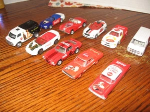 Lot Of 10 Coca-Cola-themed 1:64 Diecast Cars - Picture 1 of 3