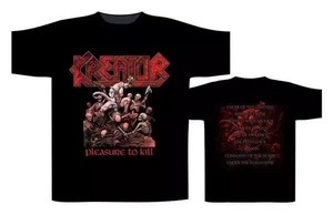 KREATOR Pleasure To Kill Shirt XL - NEU - Official Merchandise - Foto 1 di 1