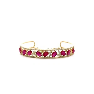 Bracciale con diamanti rubino 7,50 carati - Foto 1 di 5