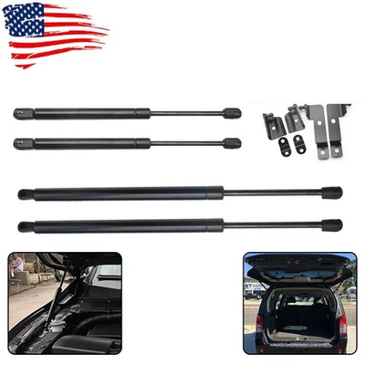 For Nissan Pathfinder R51 2005-2012 Front Hood & Rear Trunks Tailgate Gas Struts Foto 1 de 4