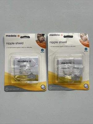 Щиток для сосков Medela Contact™ - 24 мм лот из 2 новых нераспакованных - Изображение 1 из 4