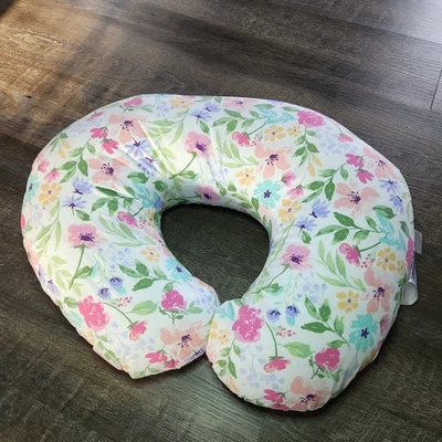Boppy Pillow Nursing Newborn Essentials Floral Original Support Baby Feeding - Image 1 of 4