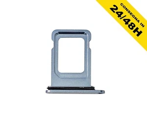 CARRELLO CARRELLINO PORTA SIM PER APPLE IPHONE 15 A3090 PARI ORIGINALE BLU - Foto 1 di 1
