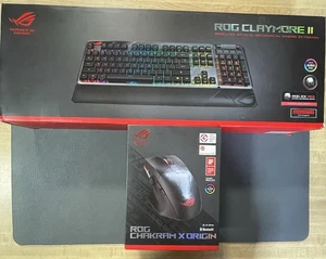 ASUS ROG Claymore II Wireless Mechanical Gaming Keyboard & Rog Chakram X Origin - Picture 1 of 10