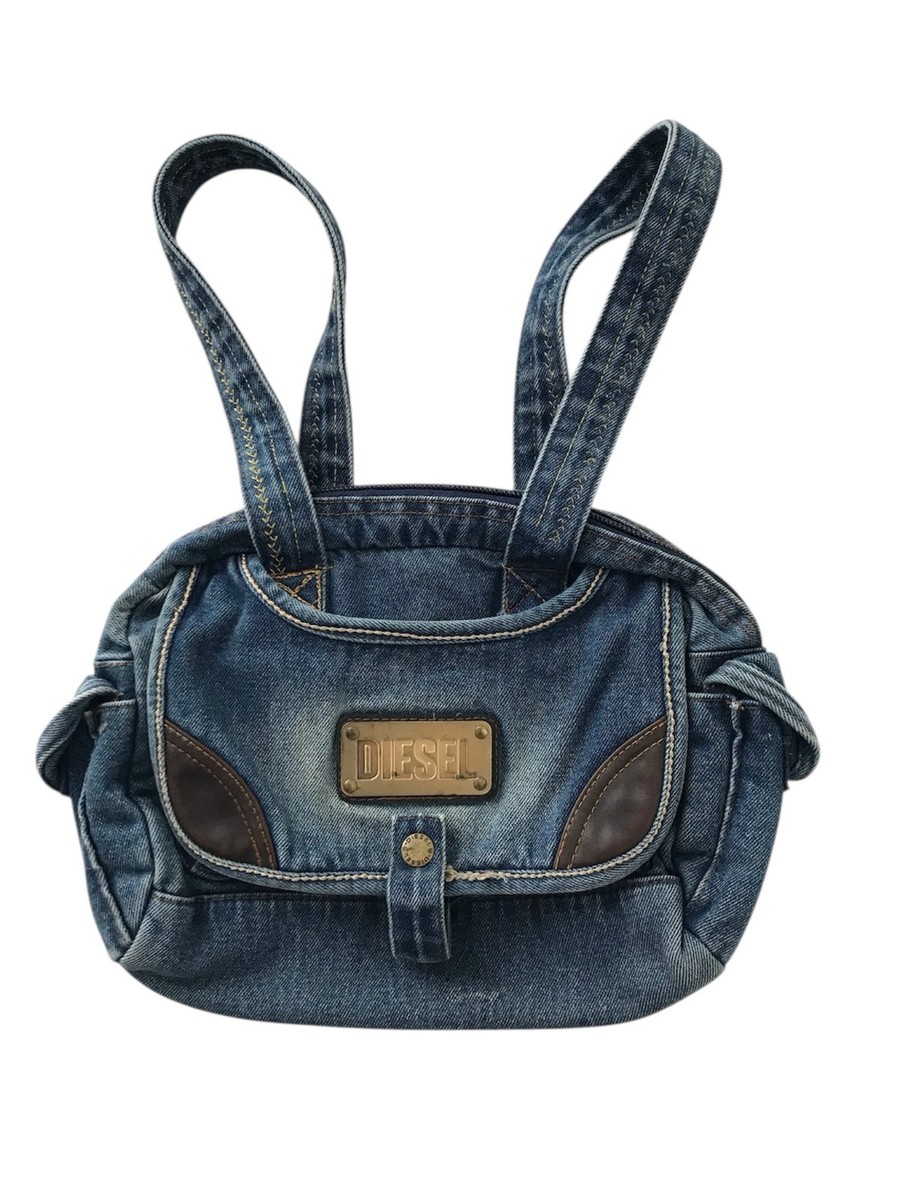 バッグ DIESEL Archive Denim Shoulder Bag 2000s Diesel Men Y2K Archive 00S Shoulder Bag Stylish Designer