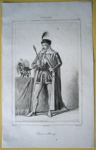 1840 print STEFAN BATHORY, KING OF POLAND, #20 - Picture 1 of 1