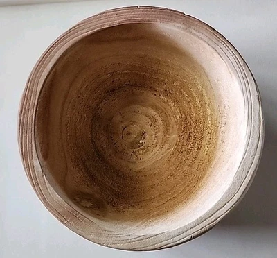 Home Essentials Hand And Earth 9.5 Inches Wide 4 Inches DeepWood Bowl - Image 1 of 4