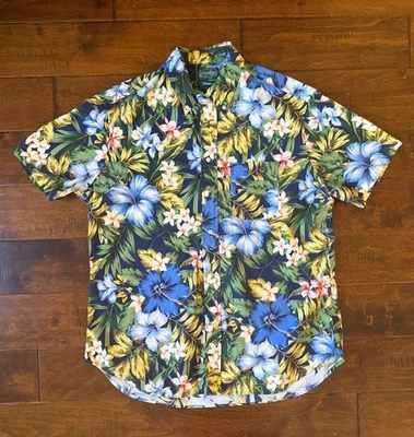 Gitman Vintage Short Sleeve Button Up size XL Floral/Hawaiian Pattern - Image 1 of 3