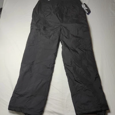 NUEVO CON ETIQUETAS Sport Essentials Hombres L Negro Pantalones de Nieve Impermeables Nylon Invierno Foto 1 de 4