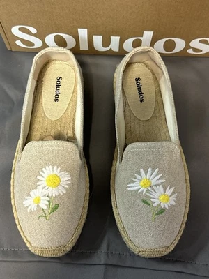 Nuevas Alpargatas Soludos The Smoking Zapatilla Natural Sin Teñir Margarita - Para Mujer 8-8.5 Foto 1 de 4
