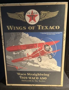Neu im Karton Wings Of Texaco Waco gerader Flügel 1929 Waco ASO 13. in Serie - Bild 1 von 7