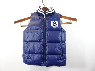 Polo Ralph Lauren Down Vest Puffer Navy Blue/ White REVERSIBLE Boy's Size 5 - Image 1 of 4