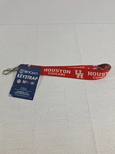 Houston Cougars Keystrap offiziell lizenziertes WinCraft kurzes Schlüsselband UH - Bild 1 von 2