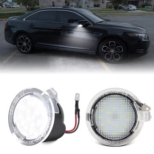 LED Side View Under Mirror Puddle Light For Ford F-150 Explorer Expedition Edge - Imagen 1 de 7