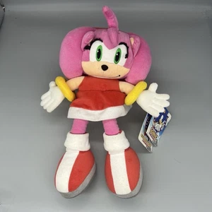 Sonic The Hedgehog - Amy Rose - Sega Prize Europe 12" Soft Toy Plush RARE TAGS - Picture 1 of 8