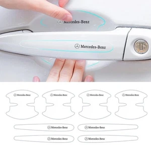 Película protectora invisible contra arañazos para manija de puerta de coche 8 piezas para Mercedes Benz - Imagen 1 de 6