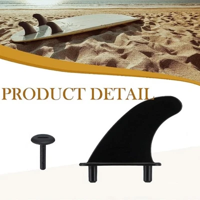 3Pcs TPU Soft Tops Surfs Fins with Screws Tail Fins Surfboard Accessories - Image 1 of 4