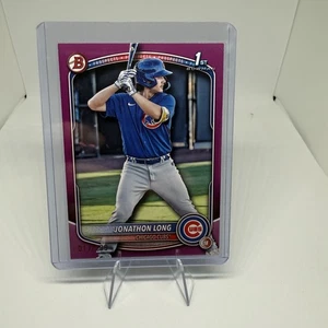 2025 Bowman #BCP-58 Jonathon Long Chrome Prospects Fuchsia Refractor #/199 4170 - Picture 1 of 2