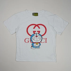 Gucci x Doraemon Herren T-Shirt bedruckt S weiß - Bild 1 von 5