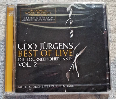 Udo Jürgens   Best of Live: Die Tourneehöhepunkte, Vol.2  (2 CDs) NEU OVP - Bild 1 von 2